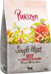 Produktbild von Purizon Single Meat Rind mit Hibiskusblüten - 400 g