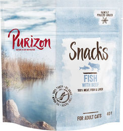 Produktbild von Purizon Snack Fisch mit Rind - getreidefrei - 40 g