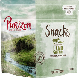 Produktbild von Purizon Snack Sparpaket 3 x 100 g - Lamm mit Fisch
