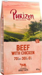 Produktbild von Purizon Sparpaket 2 x 6,5 kg - Adult Rind & Huhn