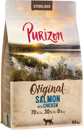 Produktbild von Purizon Sterilised Adult Lachs mit Huhn - 2 x 6,5 kg