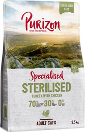 Produktbild von Purizon Sterilised Adult Truthahn & Huhn - 2,5 kg
