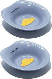 Produktbild von Purpurra Futternapf Makesure – Keramik Katzennapf 2er/3er Set