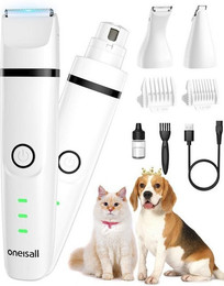 Produktbild von Purpurra Hundeschermaschine Oneisall Leise Schermaschine Hund Katze 4 in 1 Komplett-Set