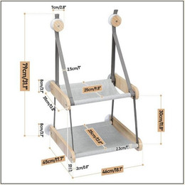 Produktbild von Purpurra Katzen-Hängematte Katzenfensterliege