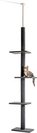 Produktbild von Purpurra Katzen-Kletterwand Deckenhoher Katzenkletterbaum mit deckenspanner,