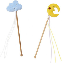 Produktbild von Purpurra Katzenangel Himmel-Katzenangel-Set, ca. 40 cm Länge