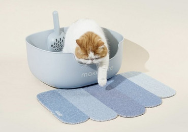Produktbild von Purpurra Katzentoilette Makesure LITE mit Streuschaufel und Vorlege