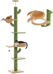 Produktbild von Purpurra Kratzbaum deckenhoch grün 205-235 cm