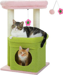 Produktbild von Purpurra Kratzbaum für Indoor-Katzen mit gemütlichem Katzenhaus