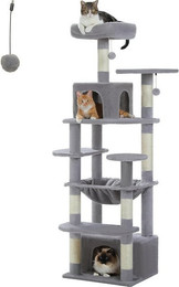 Produktbild von Purpurra Kratzbaum Katzenturm mit Hängematte und Katzenhöhle