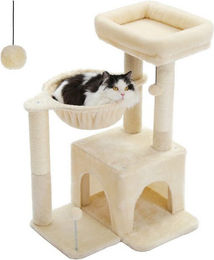 Produktbild von Purpurra Kratzbaum M mit großer Hängematte - 75 cm