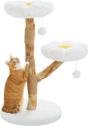 Produktbild von Purpurra Kratzbaum Naturgetreuer Kratzbaum mit Korb, Höhle und Hängematte