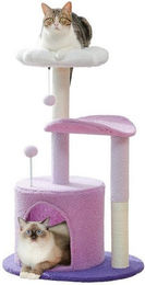 Produktbild von Purpurra moderner Kratzbaum für kleine bis mittelgroße Katzen