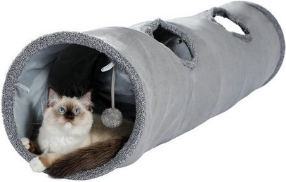 Produktbild von Purpurra Tiertunnel Faltbar Katzentunnel mit Ball