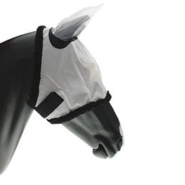 Produktbild von PVC-Fliegenhaube für Pferde mit Ohrenbedeckung und Klettverschluss Umbria Equitazione