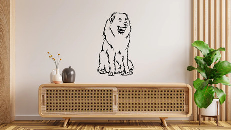 Produktbild von Pyrenäenberghund Wandtattoo Wandsticker Wandaufkleber Wanddekoration