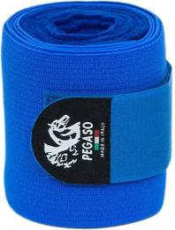 Produktbild von Paar Arbeitsbinden für Pferde aus Fleece in Blau