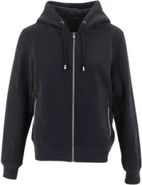 Produktbild von Paddock Montebello Reitsweatshirt mit Full Zip-Kapuze Unisex Blau Schwarz XS