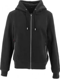 Produktbild von Paddock Montebello Reitsweatshirt mit Full Zip-Kapuze Unisex Marine Schwarz 2XS