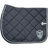 Produktbild von Paddock Sports Dressurmatte für Pferde mit Paddock Prem's Aufnäher in Schwarz