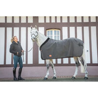 Produktbild von Paddock Sports Fleecedecke für Pferde in Grau oder Schwarz