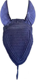 Produktbild von Paddock Sports Fliegenhaube für Pferde aus Baumwolle Blau Größe L
