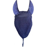 Produktbild von Paddock Sports Fliegenhaube für Pferde aus Baumwolle Blau Größe L