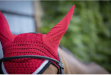 Produktbild von Paddock Sports Fliegenhaube für Pferde in Rot