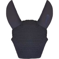 Produktbild von Paddock Sports Fliegenhaube Soundless aus Baumwolle für Pferde in Blau Schwarz