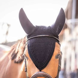 Produktbild von Paddock Sports Fliegenhaube Soundless Pro aus Baumwolle in Schwarz oder Blau