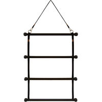 Produktbild von Paddock Sports Halter für Reitsattelpads aus Holz in Schwarz