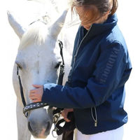 Produktbild von Paddock Sports Laffitte Gemischte Full-Zip-Jacke Unisex aus Polyester in Blau und Schwarz Größe S