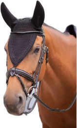 Produktbild von Paddock Sports Lange Fliegenhaube aus Baumwolle Schwarz