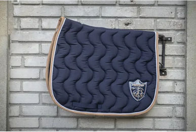Produktbild von Paddock Sports Origine Sattelunterlage für Pferde aus Baumwolle in Blau