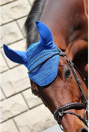 Produktbild von Paddock Sports Pferdekappe kurz Blau aus Polyester