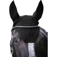 Produktbild von Paddock Sports Pro Coton Cs Fliegenhaube für Pferde aus Baumwolle Schwarz