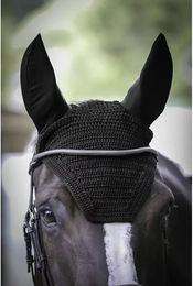 Paddock Sports Pro Coton Fs Fliegenhaube für Pferde in Schwarz – Bild 1 von 1