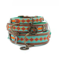 Produktbild von Paddy Lee Hundehalsband aus Leder in Bunt Größe M