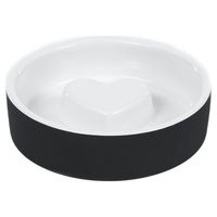 Produktbild von PAIKKA Anti-Schlingnapf Slow Feeder aus Keramik Schwarz Größe M - 750 ml
