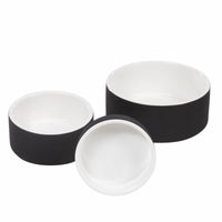 Produktbild von Paikka Cool Bowl Futternapf aus Keramik für Hunde Schwarz Größe L