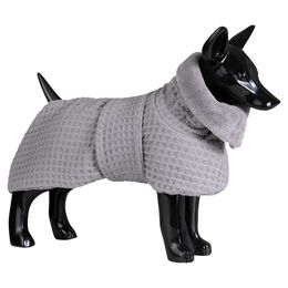 Produktbild von PAIKKA Drying Coat Spa Hunde Bademantel aus Polyester Grau 60 cm