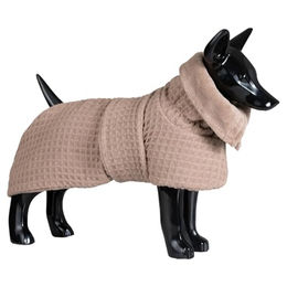 Produktbild von PAIKKA Drying Coat Spa Hunde Bademantel Taupe 50 cm