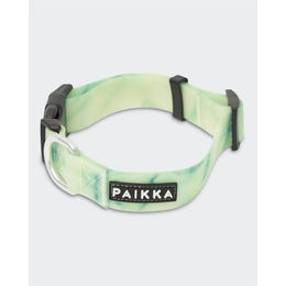 Produktbild von Paikka Glow Collar Hundehalsband Marble Green aus Polyester 2,5 x 44-65 cm
