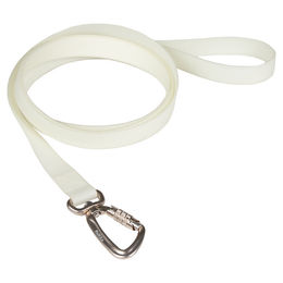 Produktbild von PAIKKA Glow Leash 2.0 Hundeleine aus Polyester in Weiß 180 cm x 25 mm