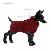 Produktbild von PAIKKA Handgemachter Strickpullover aus Wolle in Rot