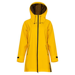 Produktbild von PAIKKA Human Visibility Raincoat Regenmantel für Damen gelb mit Reflektoren