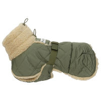 Produktbild von PAIKKA Hund Jacke Quilted Sherpa Jacket Grün Rückenlänge 55 cm
