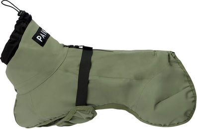 PAIKKA Hund Regenmantel Visibility Raincoat wasserdicht reflektierend grün 60 cm – Bild 1 von 7