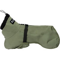 Produktbild von PAIKKA Hund Regenmantel Visibility Raincoat wasserdicht reflektierend grün 60 cm